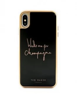 Ted Baker iPhone XS Max, Glass Inlay - Champagne Black, Women