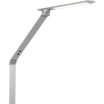 Sienna Lighting - Sienna Serenade Task Floor Lamp Aluminum Brushed Matt, Plastic Matt