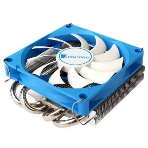 Jonsbo HP-400 90mm Low Profile CPU Cooler - Blue