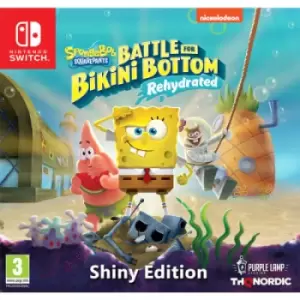 Spongebob SquarePants Battle for Bikini Bottom Shiny Edition Nintendo Switch Game