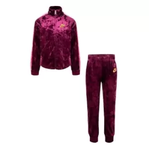 Nike Velour Tracksuit Set - Purple