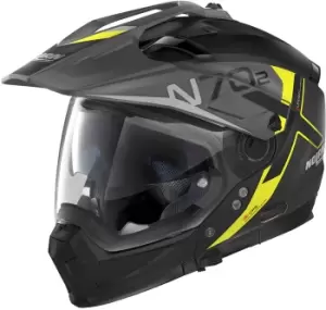 Nolan N70-2 X Bungee N-Com Helmet, black-yellow Size M black-yellow, Size M