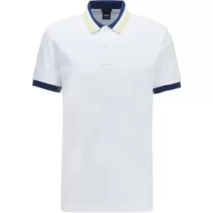 Boss Boss Phillipson Polo Shirt Mens - White