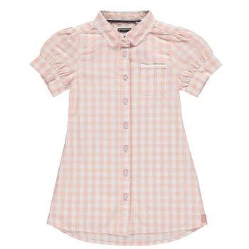 SoulCal Shirt Dress Infant Girls - Pink Gingham