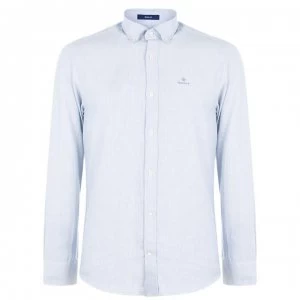 Gant Basket Long Sleeve Shirt - Light Blue 462