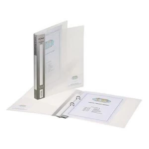 Snopake Superline A4 Polypropylene Ring Binder 2 O-Ring Clear Pack of 10 Binders