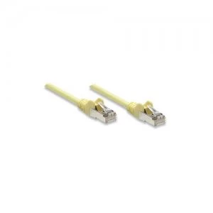 Intellinet Network Patch Cable Cat5e 20m Yellow CCA F/UTP PVC RJ45 Gold Plated Contacts Snagless Booted Polybag