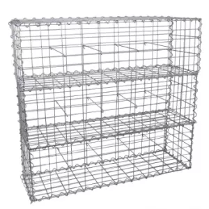 Monstershop Gabion Baskets 100 x 30 x 30cm - 3 Pack