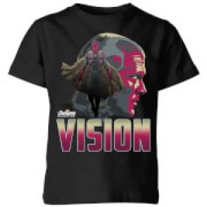 Avengers Vision Kids T-Shirt - Black - 7-8 Years