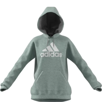 adidas Badge of Sport Hoodie Ladies - Grey Marl