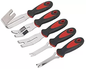 Genuine SEALEY RT006 Door Panel & Trim Clip Removal Tool Set 5pc