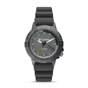 Columbia CSC03-003 Peak Patrol Grey 3-Hand Day Date Grey Silicone Watch