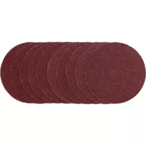 Draper Unpunched Hook and Loop Sanding Discs 125mm 125mm 40g Pack of 10