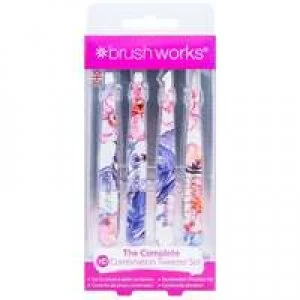 Brushworks Tweezers HD Combination Tweezer Set - Floral