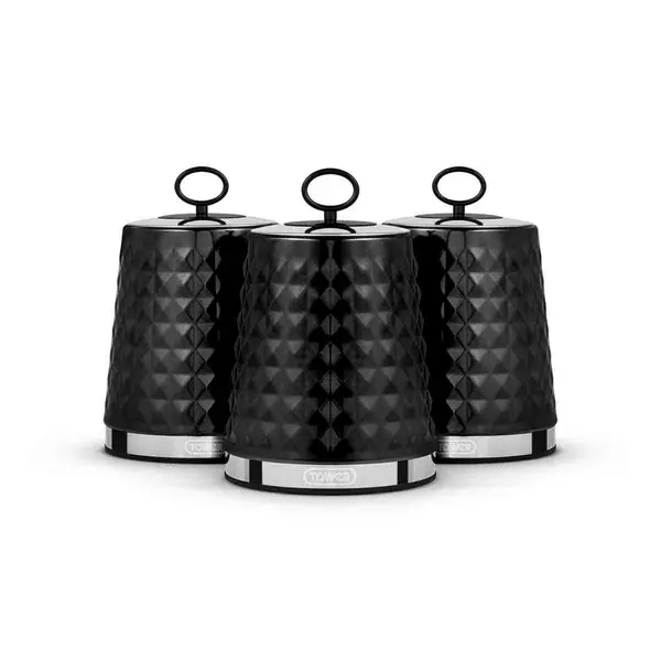 Tower Solitaire Set Of 3 Canisters