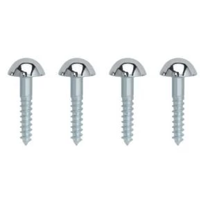 BQ Mirror Metal Mirror Screw Dia8mm L25mm Pack of 4