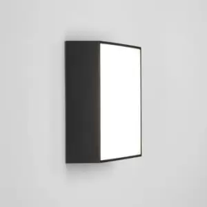 Kea LED Outdoor Square Large Flush Light Textured Black IP65