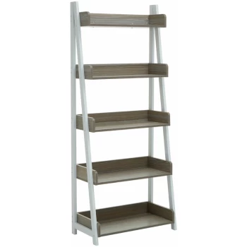 Premier Housewares - Bradbury Five Tier Light Oak Shelf Unit