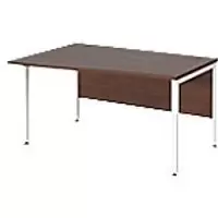 Dams International Wave Desk MB14WLWHW 1,400 x 990 x 725 x 800 - 990 mm