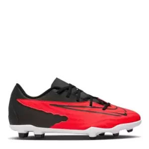 Nike Phantom Club GX Junior Firm Ground Football Boots - Red