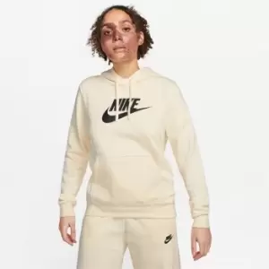 Nike Sportswear Essential Fleece Pullover Hoodie Womens - Cream