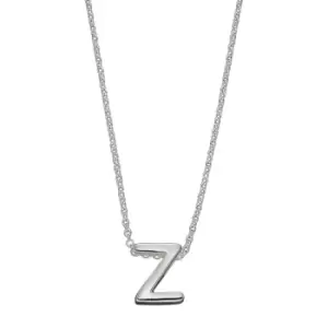 Sterling Silver Alphabet Letter Z Necklace