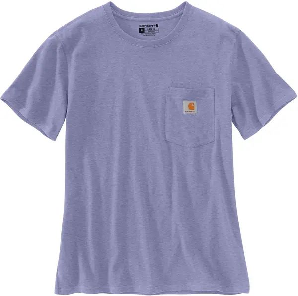 Carhartt Workwear Pocket Womens T-Shirt, blue, Size L