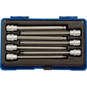 Draper 7 Piece 3/8" Drive Ball End Hexagon Socket Bit Set 3/8" 150mm