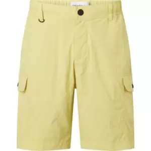 Calvin Klein Jeans Nylon Lightweight Cargo Short - Yellow