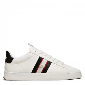 Loyalti Legit Cup Webbing Trainers - White/Black/Red