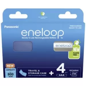 Panasonic eneloop HR03 +Box AAA battery (rechargeable) NiMH 800 mAh 1.2 V 4 pc(s)