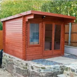 Shire Belgravia Log Cabin 10ft x 10 ft, none