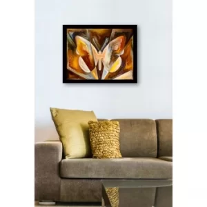 SC0517 Multicolor Decorative Framed MDF Painting