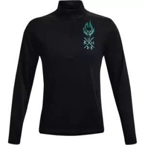 Under Armour Destroy All Miles half Zip Running Midlayer - Black