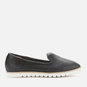 Dune Womens Galleon Leather Comfort Loafers - Black - UK 7