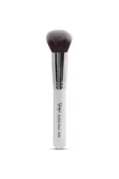 Buffed Base Round Kabuki Foundation Makeup Brush (White)