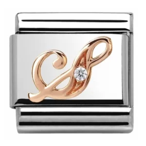 Nomination CLASSIC Rose Gold Letter S Charm 430310/19