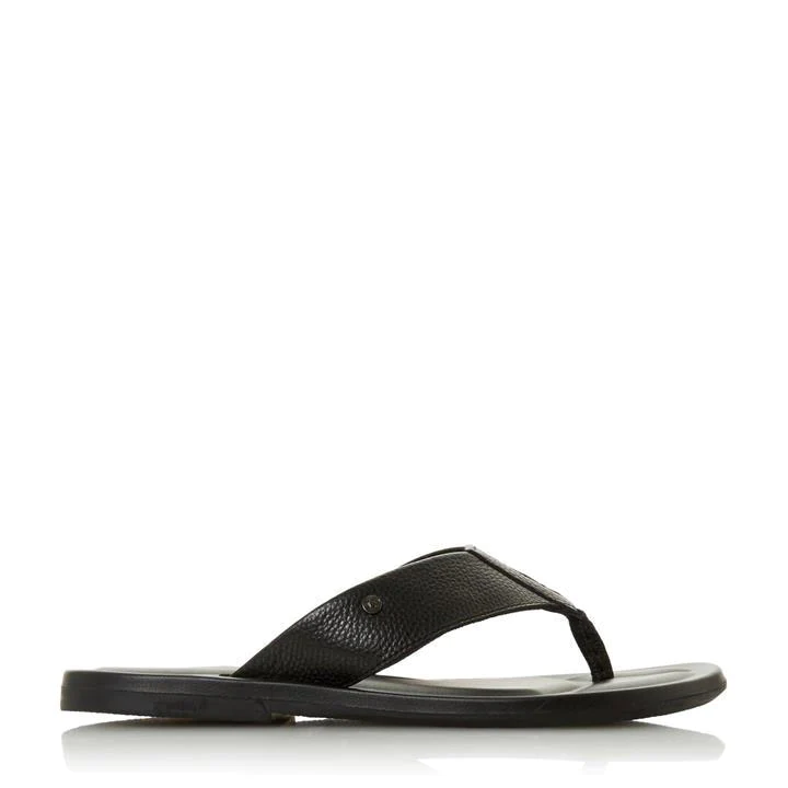 Dune 'Fredss' Toe Post Sandals - 6 - black