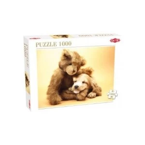 Puppy & Teddy 1000 Piece Jigsaw Puzzle