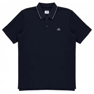 CP COMPANY Junior Boys Logo Polo Shirt - TotalEclpse 888