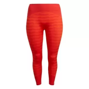 adidas Marimekko AEROKNIT 7/8 Tights (Plus Size) Womens - Collegiate Orange