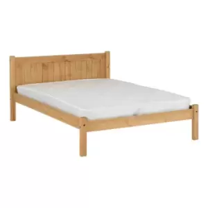 Seconique Maya 4' Bed - Distressed Waxed Pine