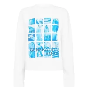 Boss Edylanz Sweatshirt - White