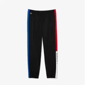 Mens Lacoste SPORT Lightweight Colourblock Trackpants Size 3 - S Black / Blue / Red / White