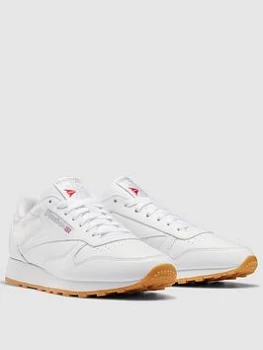 Reebok Classic Leather - White Gum, White/Gum, Size 11, Men