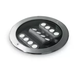 Ideal Lux LED Outdoor Recessed Floor & Decking Steel IP67, 3000K