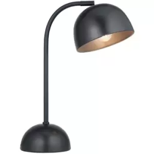 Merano Turin Complete Table Lamp, Matt Black Paint