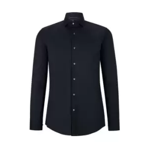 Boss Boss Plain Hank Long Sleeve Shirt - Black