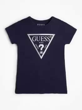 Guess Kids Foil Triangle Logo T-Shirt