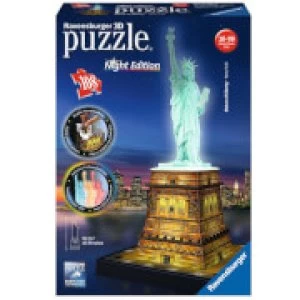 Ravensburger Statue of Liberty Night Edition 3D Puzzle (216 Pieces)